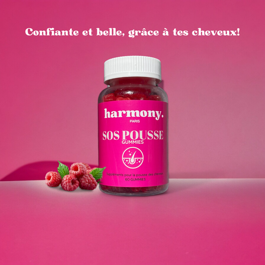 GUMMIES SOS POUSSE - Le coup de boost pour ta crinière!